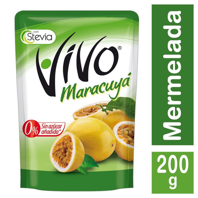 VIVO - MERMELADA MARACUYA VIVO 200 GR