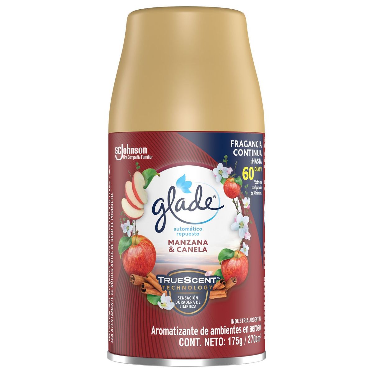 GLADE - Repuesto Automático Manzana y Canela