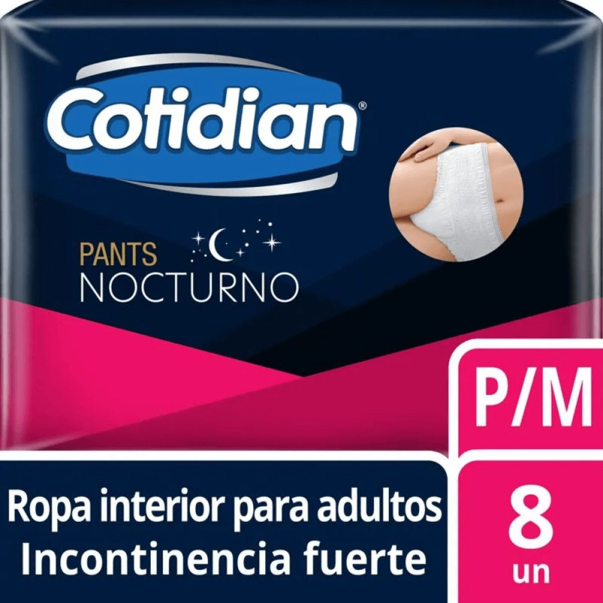 COTIDIAN - PANTS ADULTO COTIDIAN P/M X 8 UND