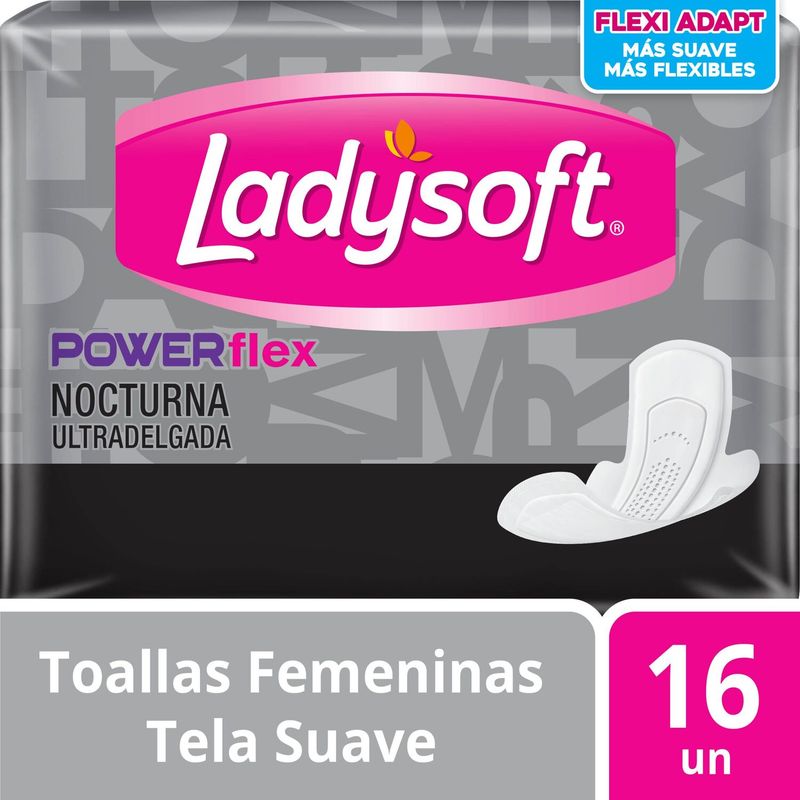 LADYSOFT - Toalla Higiénica Nocturna Ultradelgada