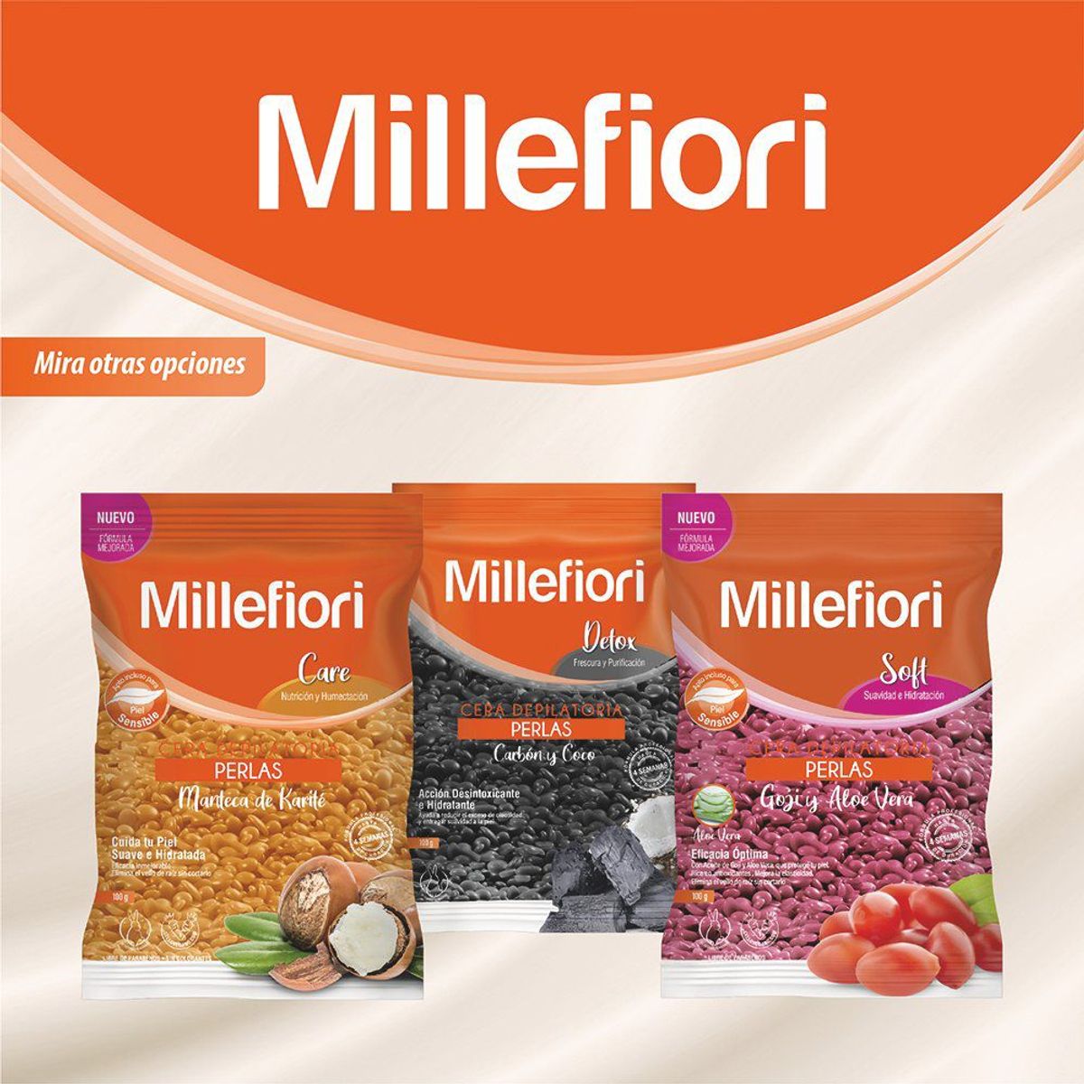 MILLEFIORI - CERA PERLAS CARE MILLEFIORI 100GR GR