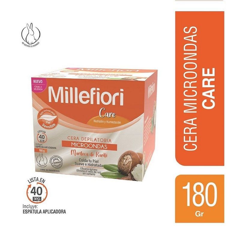 MILLEFIORI - CERA MICROONDAS CARE MILLEFIORI 180GR GR
