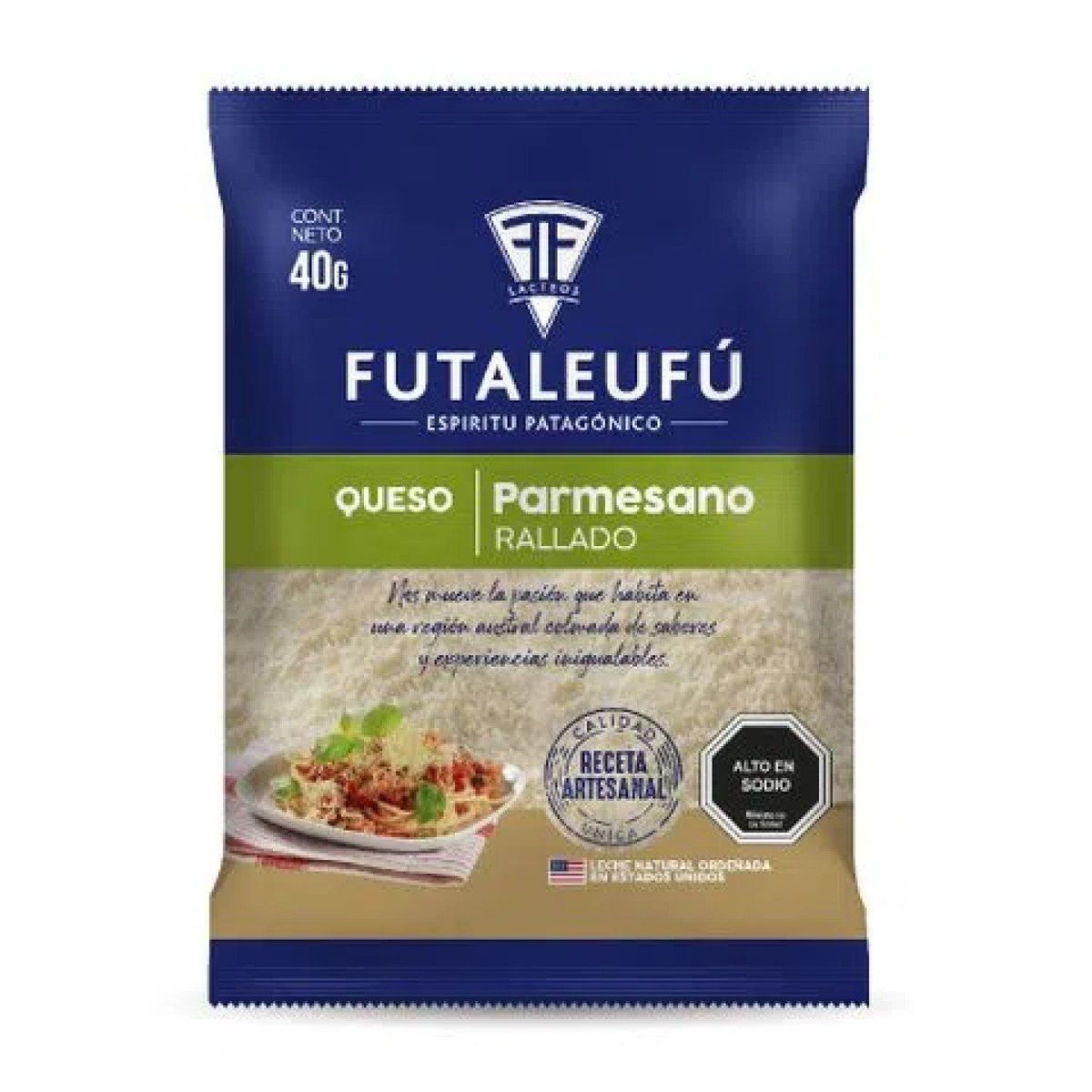 FUTALEUFU - Queso Parmesano Rallado Futaleufu 40 g