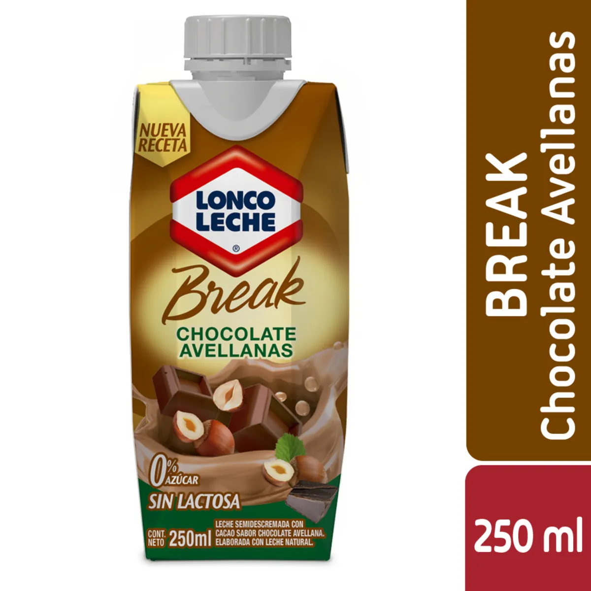LONCOLECHE - Leche Break Sabor Chocolate Avellana