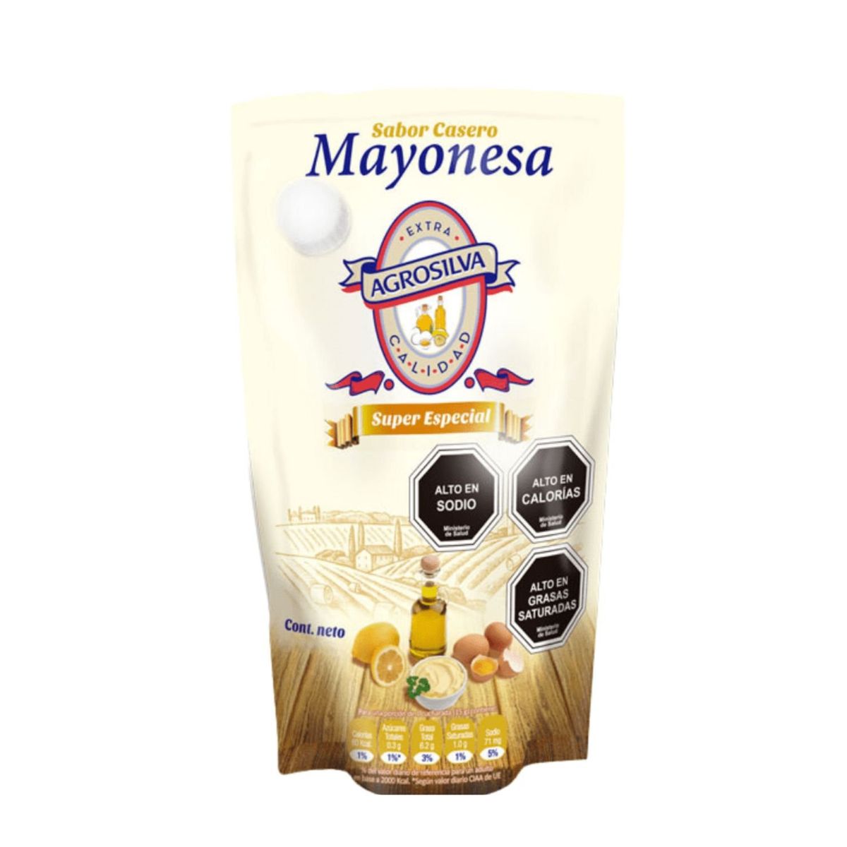 AGROSILVA - Mayonesa Base Aceite Agrosilva 500 g