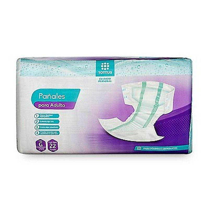 TOTTUS - Pañal Talla G Adulto