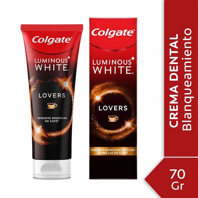 COLGATE - Pasta Dental Colgate Luminous Lovers Cafe 70 g
