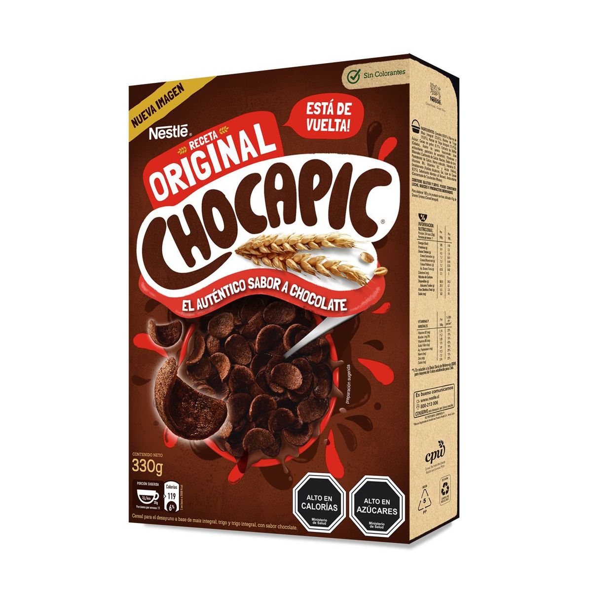 CHOCAPIC - Cereal Chocapic Nestle Receta Original 330 g