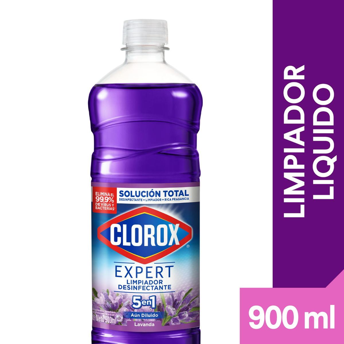 CLOROX - Limpiador Desinfectante Clorox Lavanda Botella 900 ml
