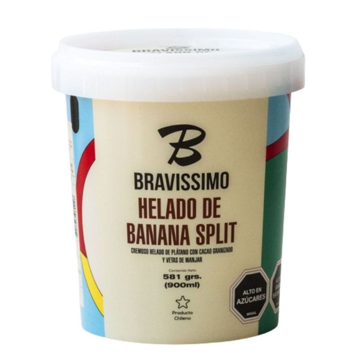 BRAVISSIMO - HELADO BANANA SPLIT BRAVISSIMO 900 GR