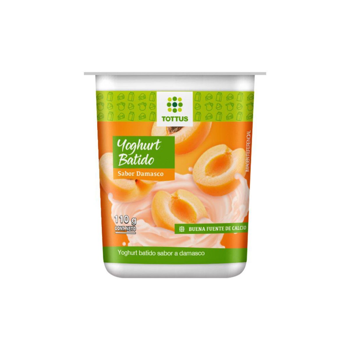 TOTTUS - Yoghurt Batido Damasco