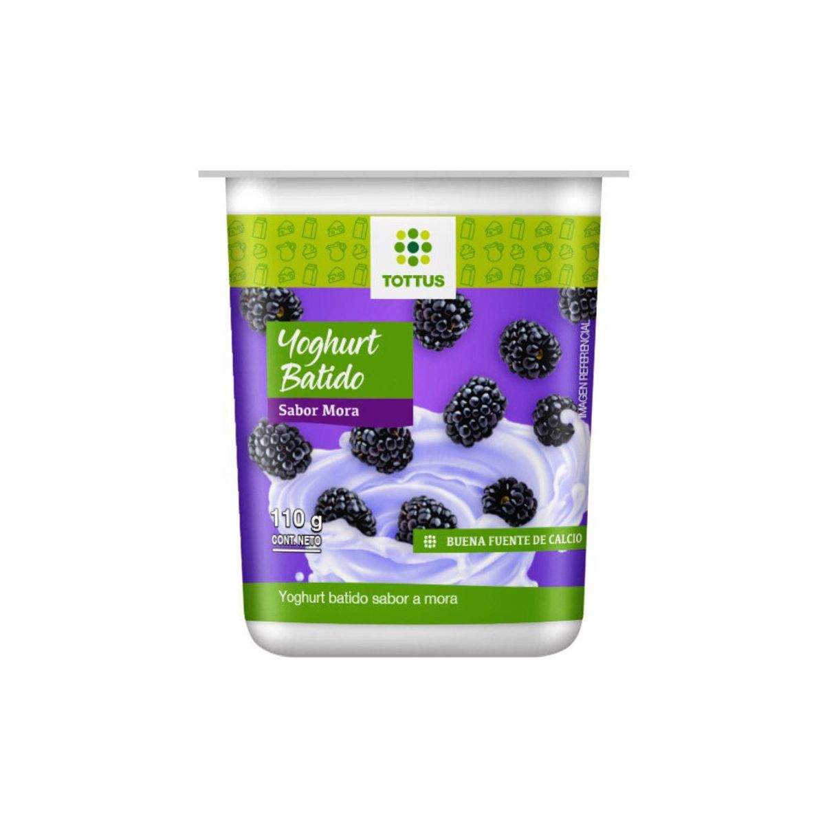 TOTTUS - Yoghurt Batido Mora