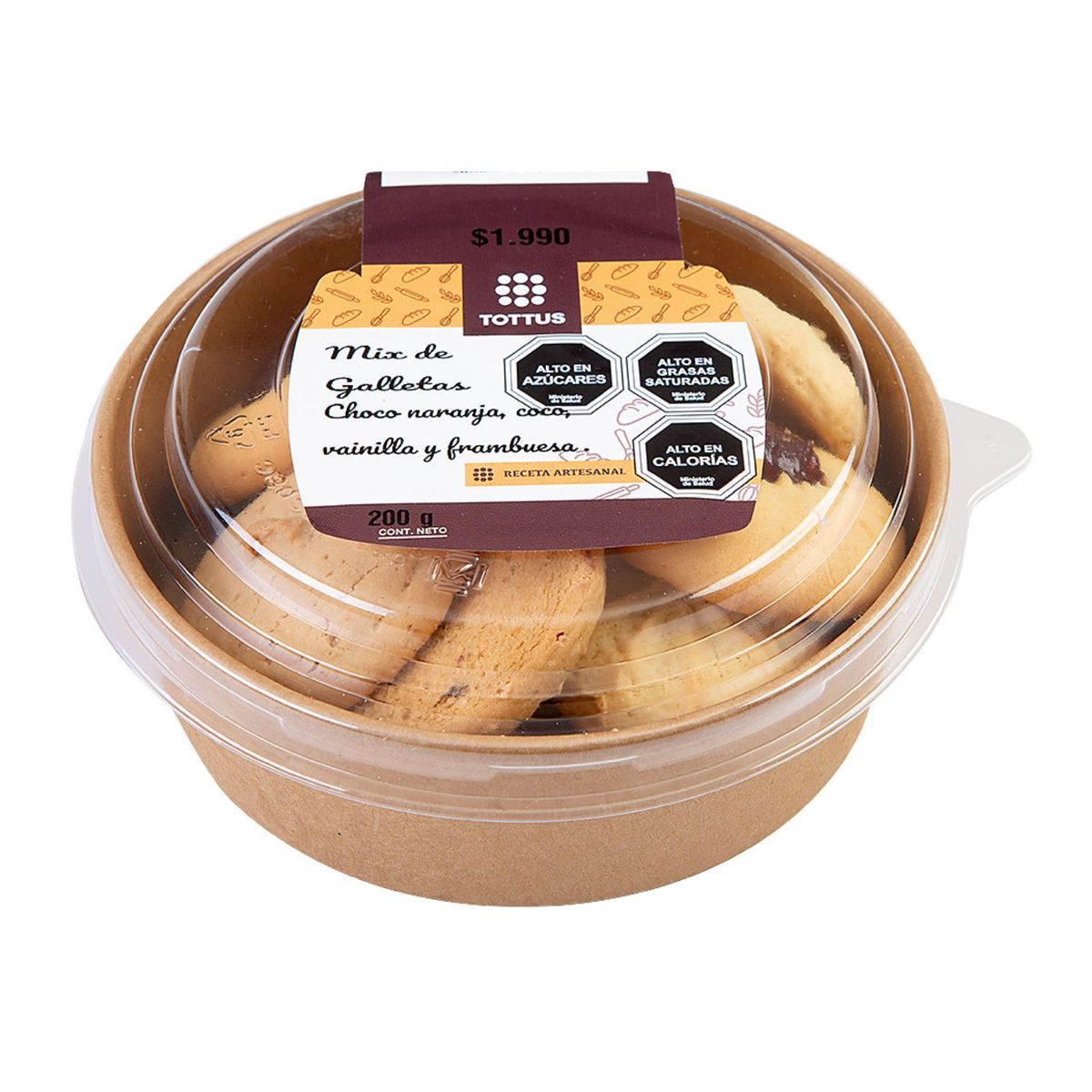 TOTTUS - Mix de Galletas Tottus 200 g