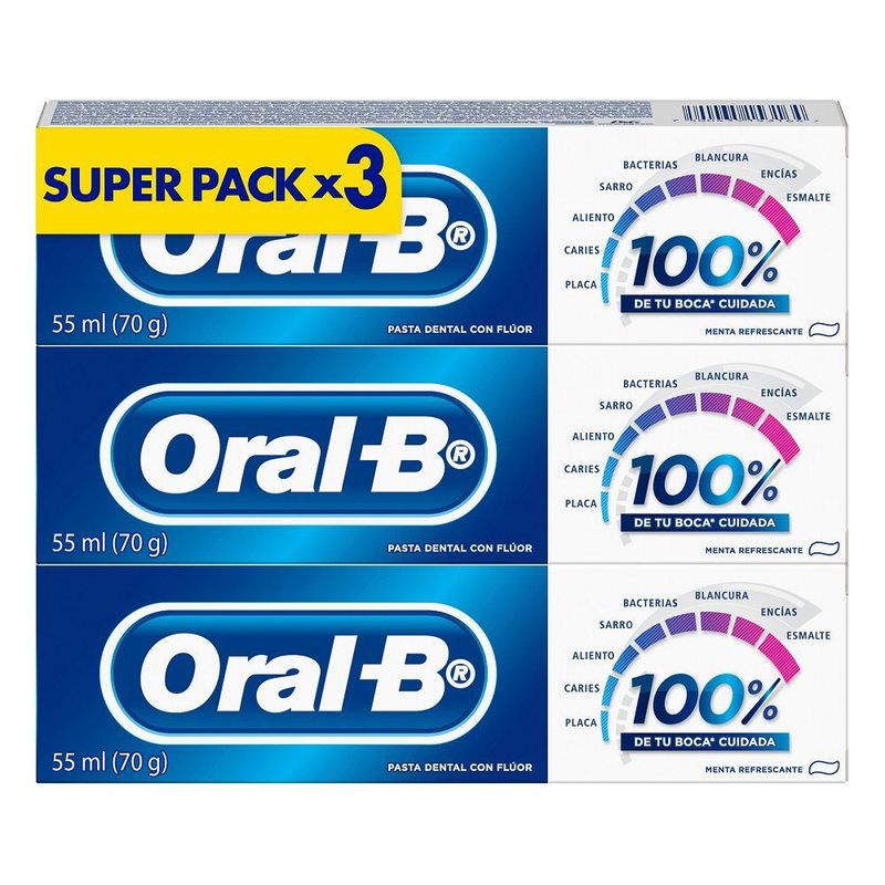 ORAL B - Pasta de Dientes Súper Pack