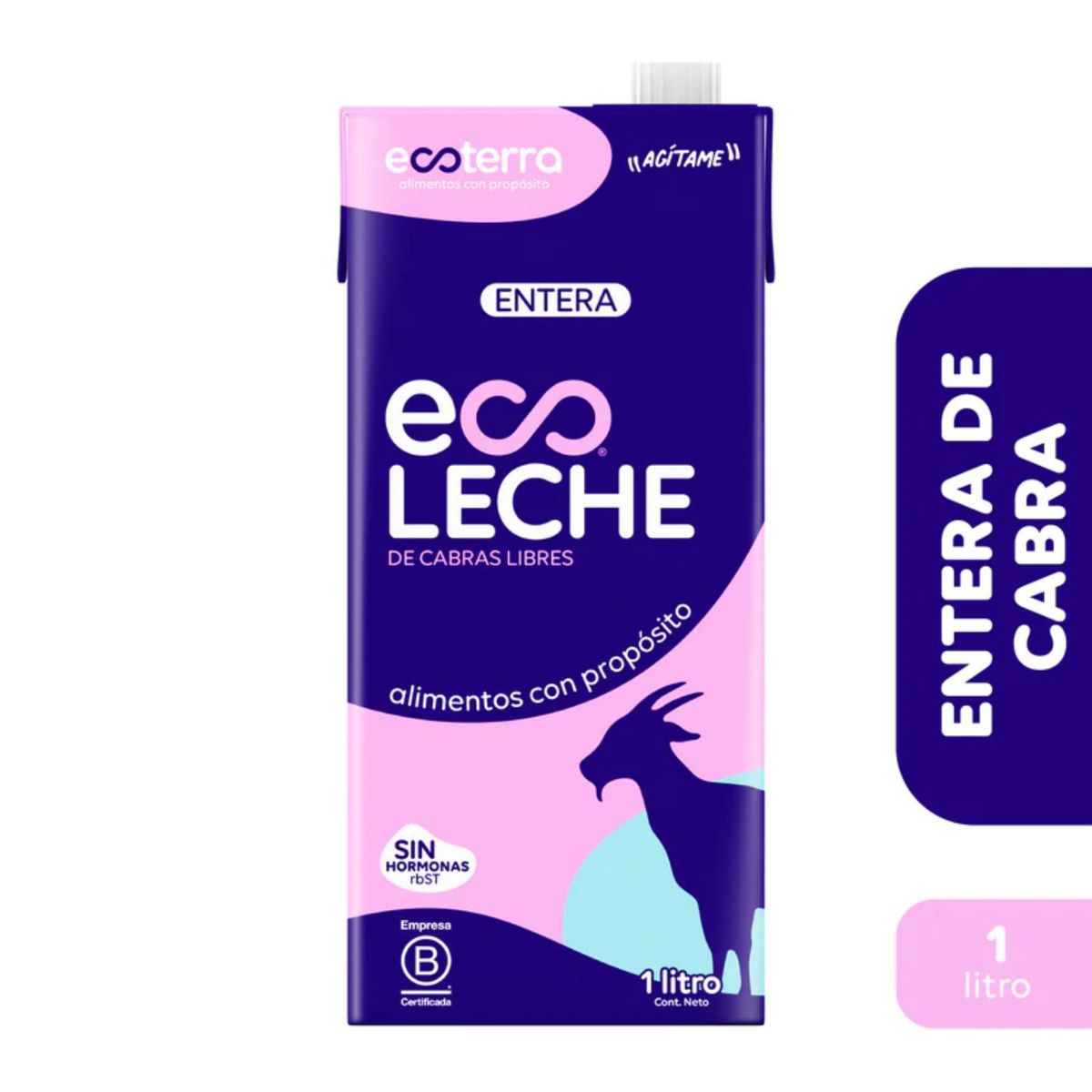 ECOTERRA - Leche Entera de Cabra Libres Ecoterra Ecoterra 1 L