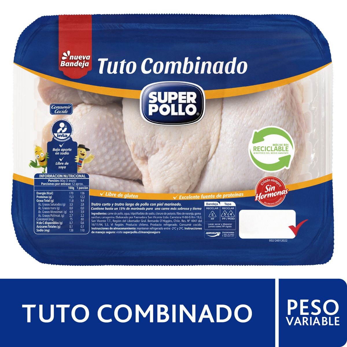 SUPER POLLO - Tuto Combinado de Pollo Peso Variable