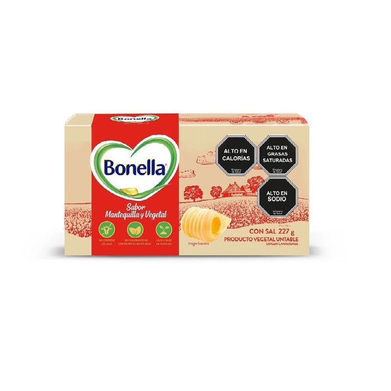 BONELLA - MANTEQUILLA VEGANO BONELLA 227 GR