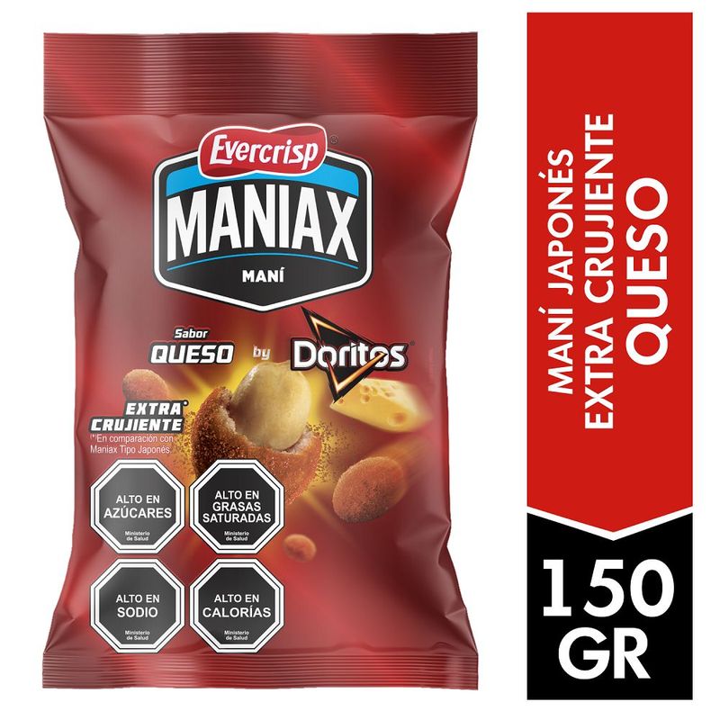 MANIAX - MANI QUESO JAPONES MANIAX 150 UND