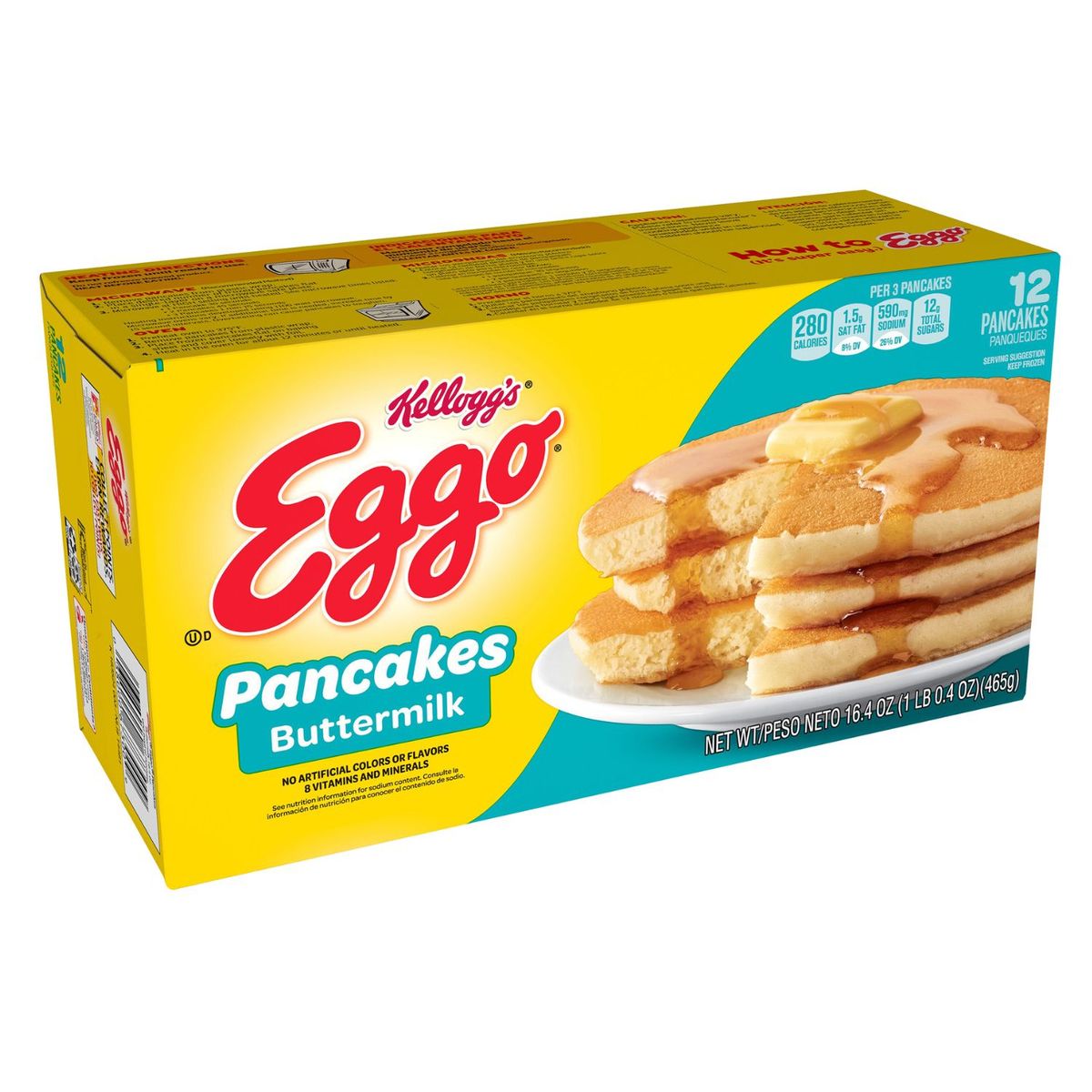 EGGO - Pancakes Buttermilk Congelados Eggo 465 g