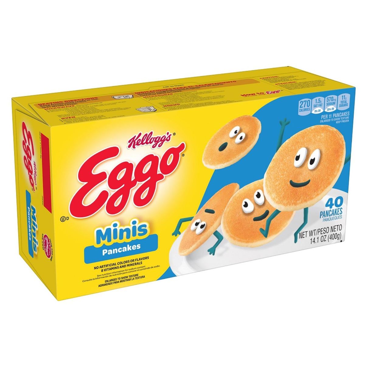 EGGO - Mini Pancakes Buttermilk Congelados Eggo 400 g