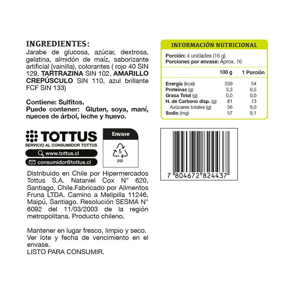 TOTTUS - Marshmallow Trenzado