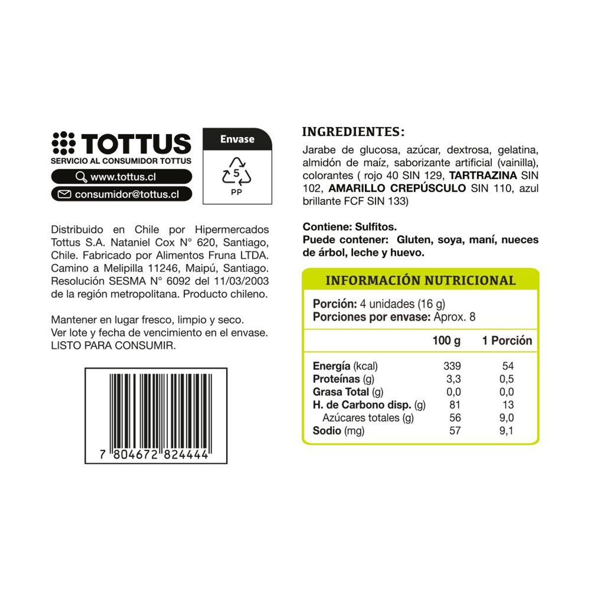 TOTTUS - Marshmallow Trenzado