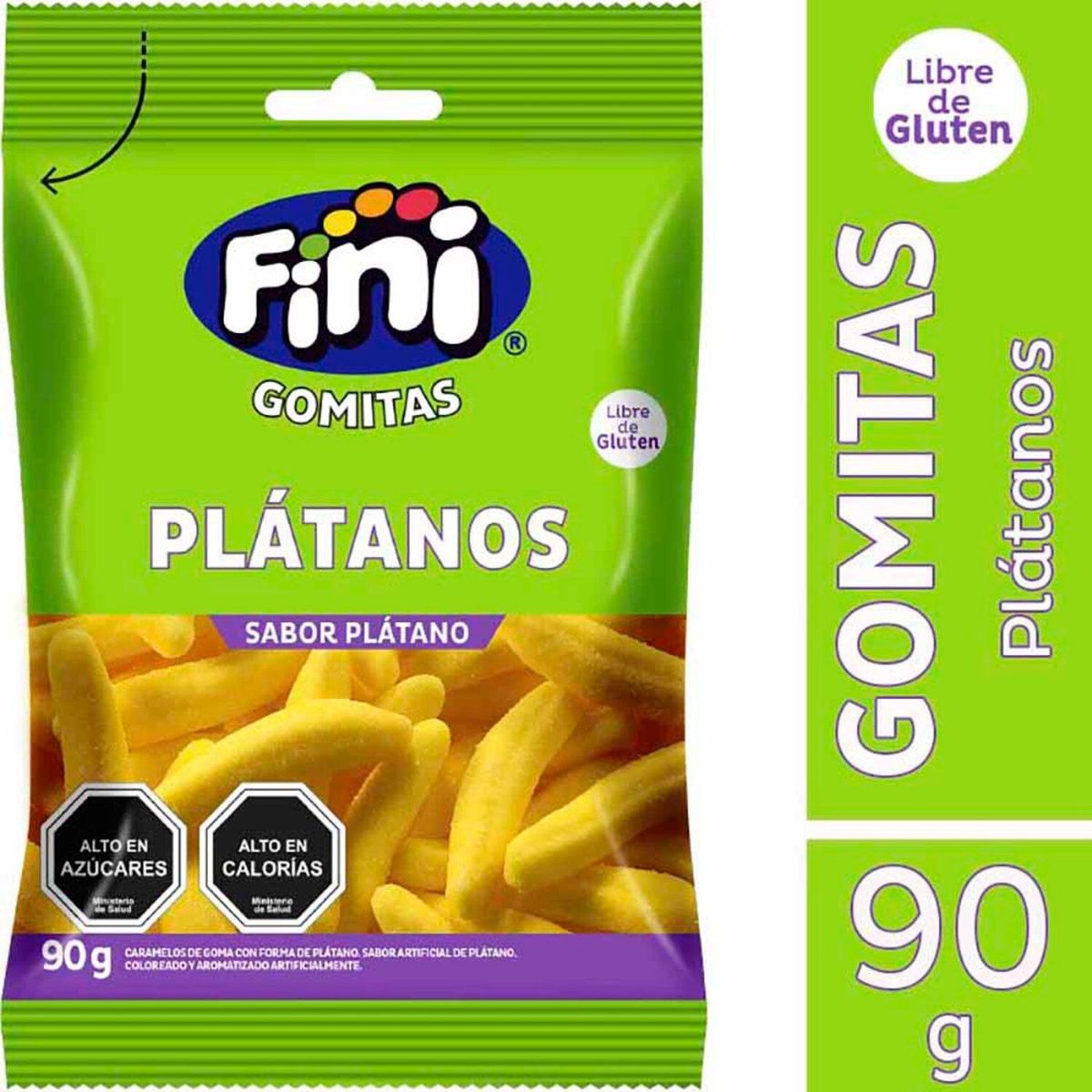 FINI - Gomitas Platanos Sin Gluten