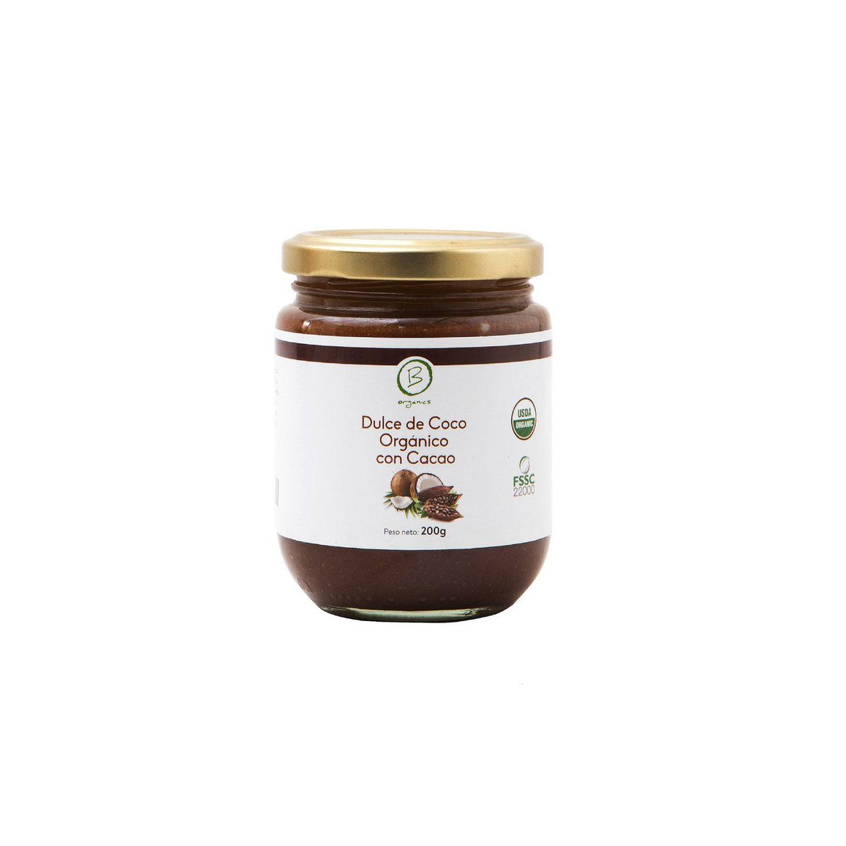 B ORGANICS - Dulce de Coco con Cacao