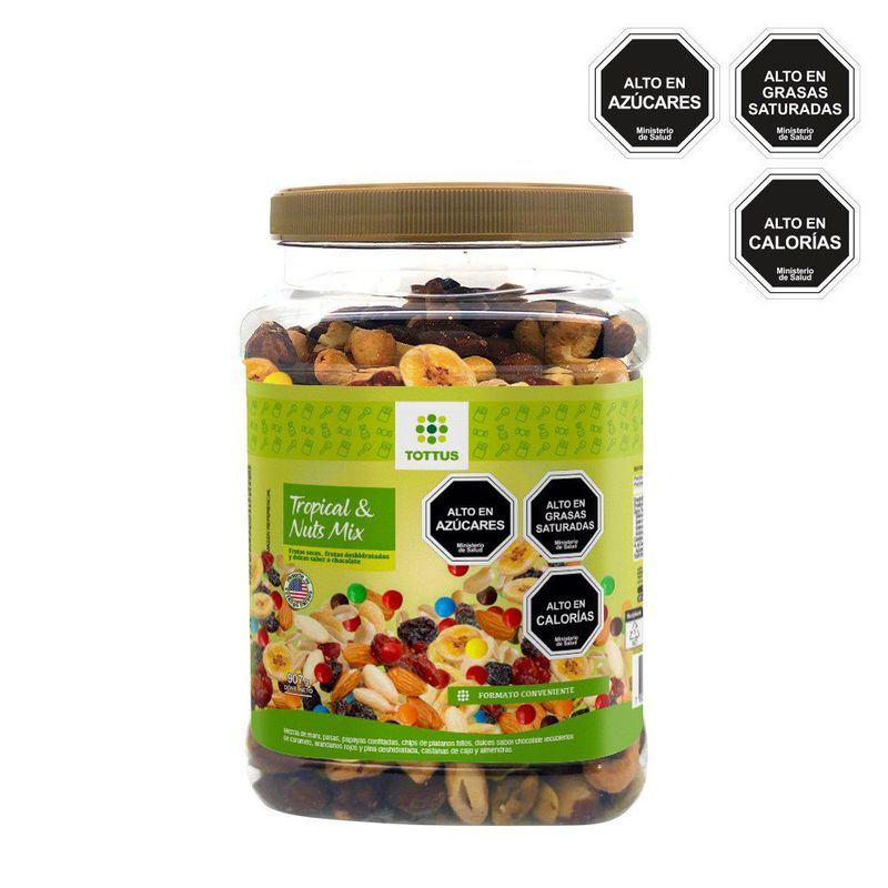 TOTTUS - TROPICAL y NUTS MIX TOTTUS 907 GR