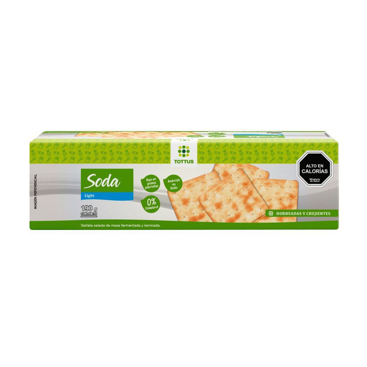 TOTTUS - GALLETA SODA LIGHT TOTTUS 190 G