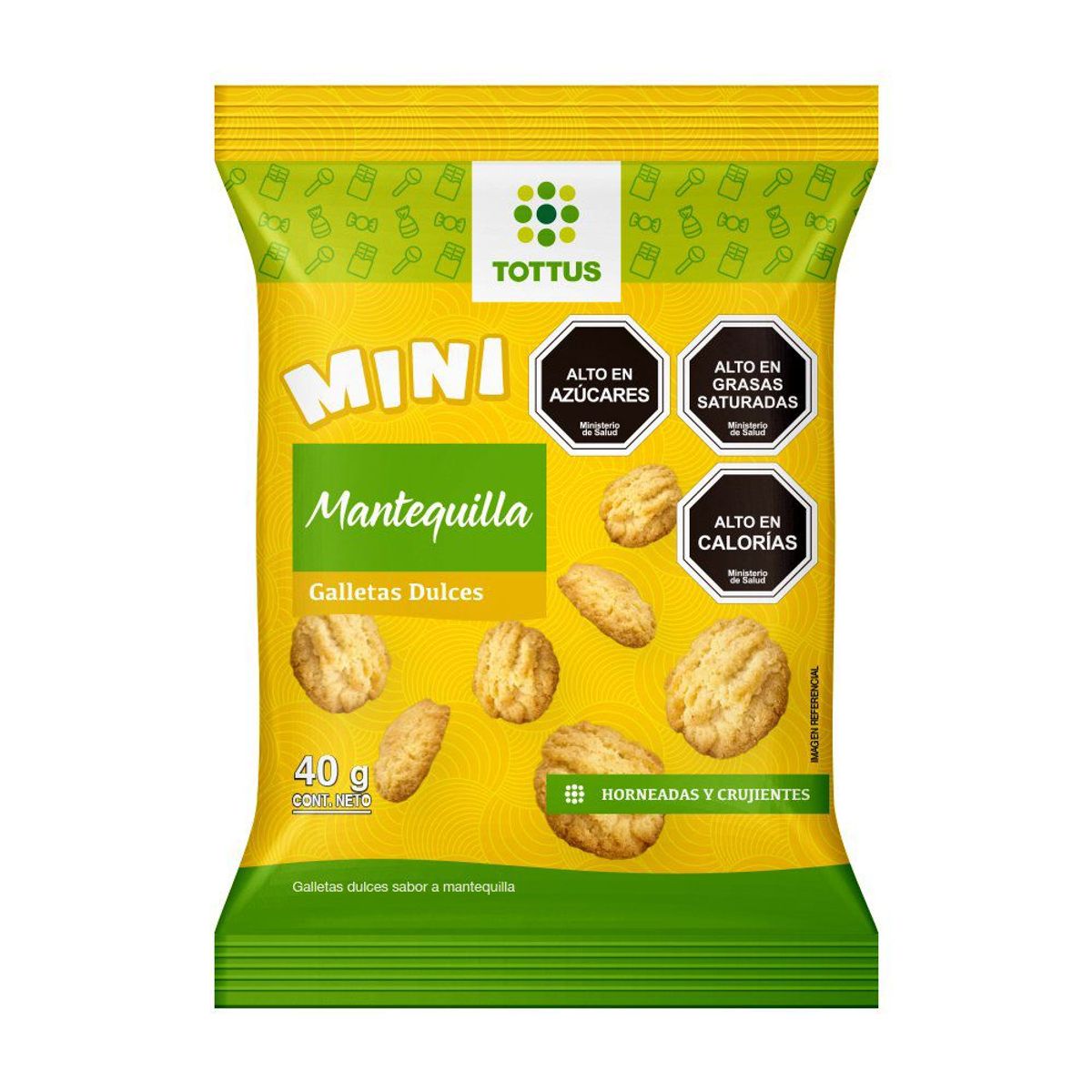 TOTTUS - Galleta Dulce Sabor Mantequilla