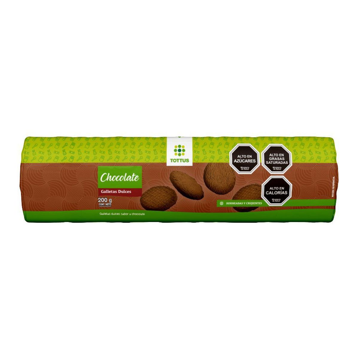 TOTTUS - Galleta Dulce Sabor Chocolate