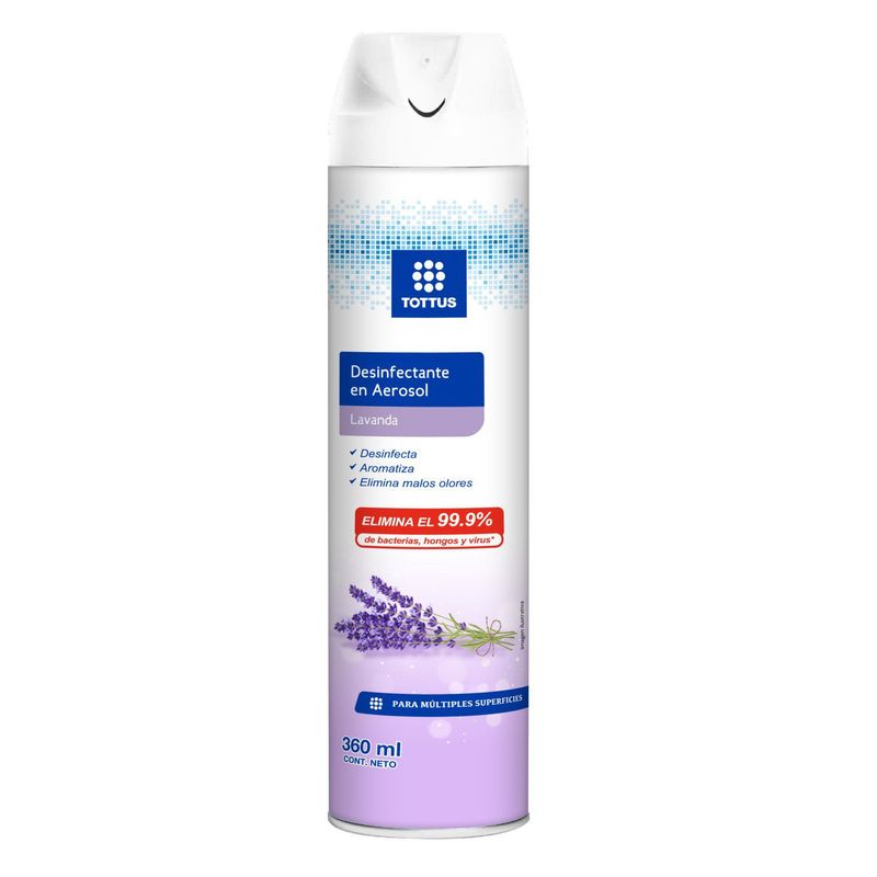 TOTTUS - DESINFECTANTE AEROSOL LAVAN TOTTUS 360ML