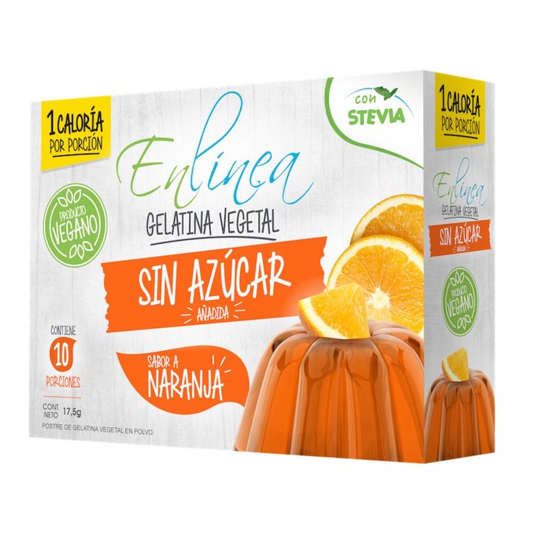 EN LINEA - Gelatina Naranja Vegana