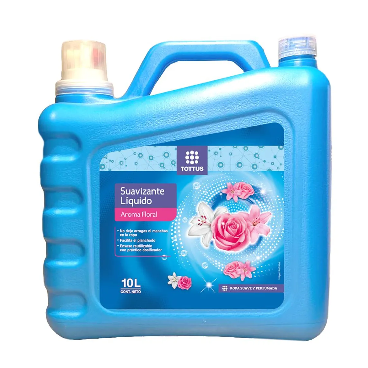 TOTTUS - Suavizante Líquido Aroma Floral Tottus 10 lt