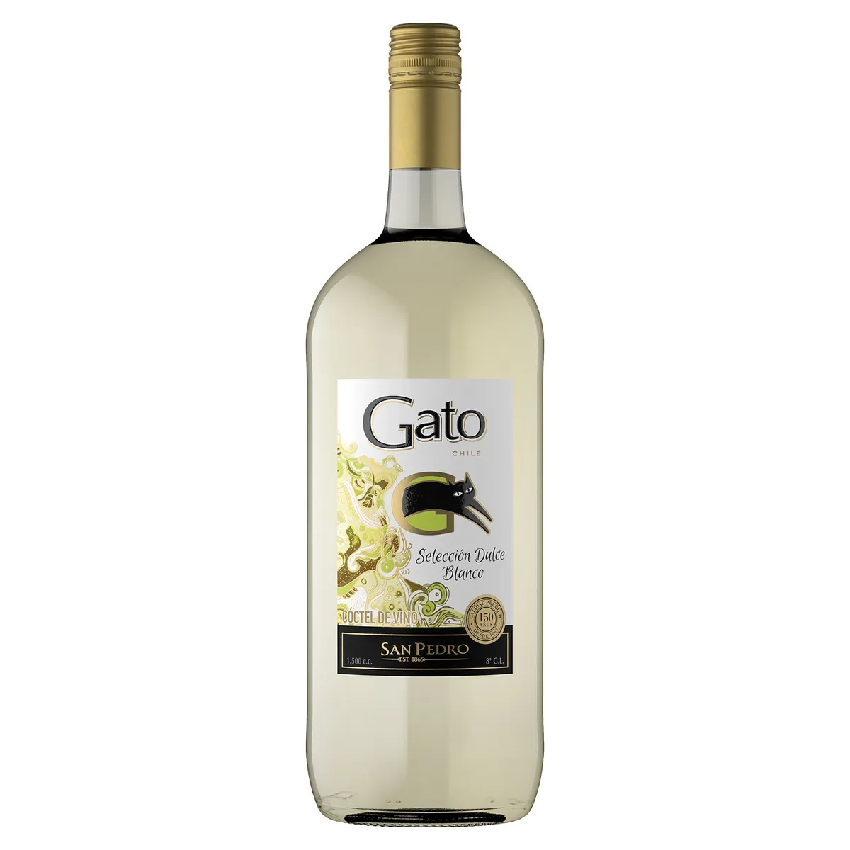 GATO - Cóctel Vino Blanco Dulce Gato 8° 1500 cc