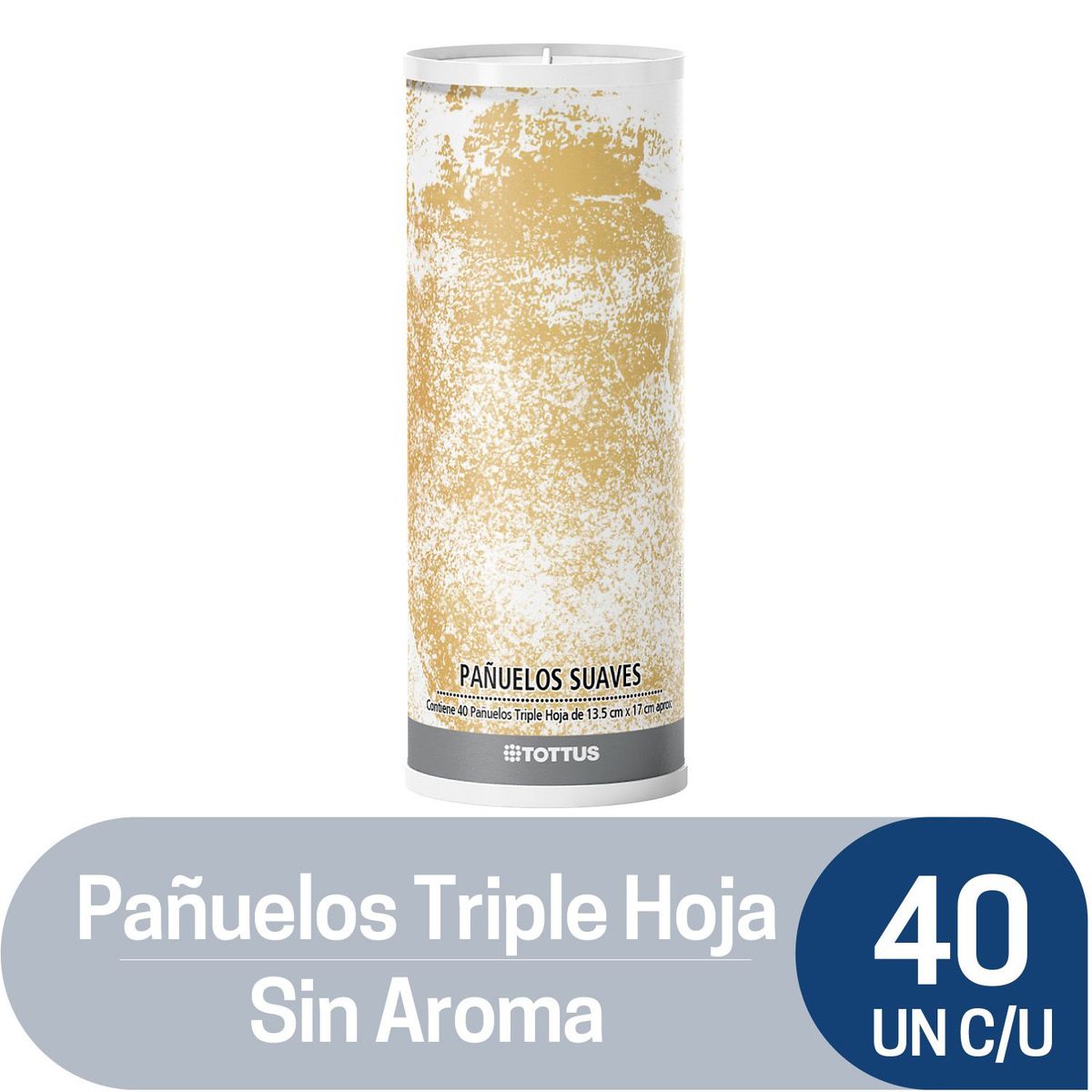 TOTTUS - Pañuelos Desechables Perfect Fit Triple Hoja