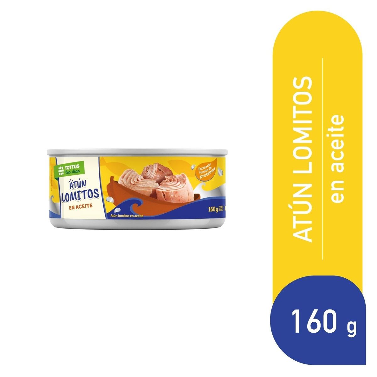TOTTUS - Atún Lomitos en Aceite Tottus 160 g