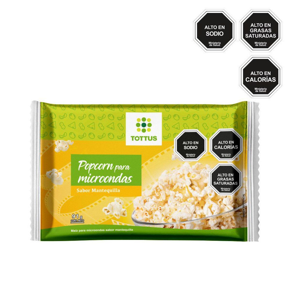 TOTTUS - Cabritas Microondas Mantequilla