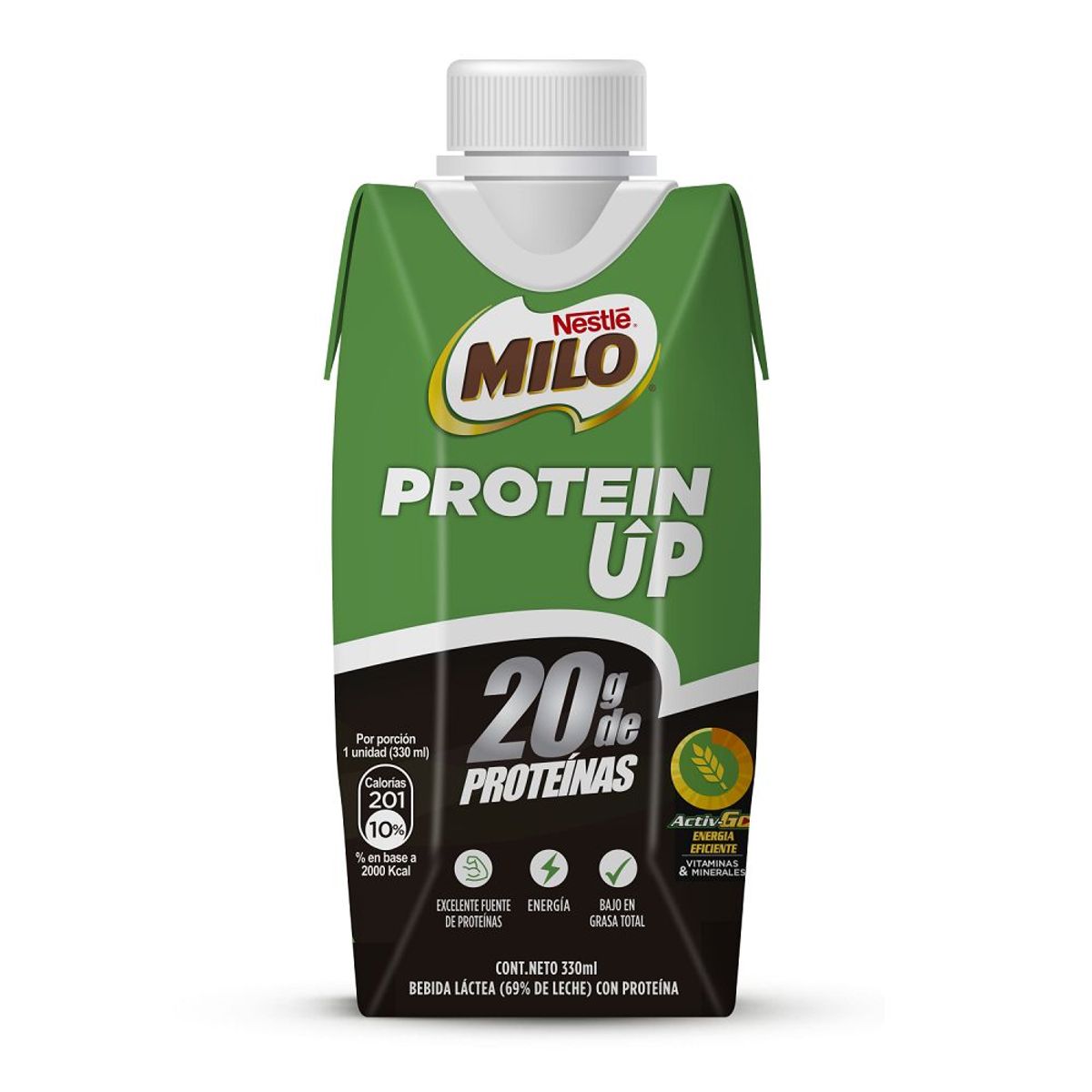 MILO - Leche Milo Proteín Up Sabor Chocolate
