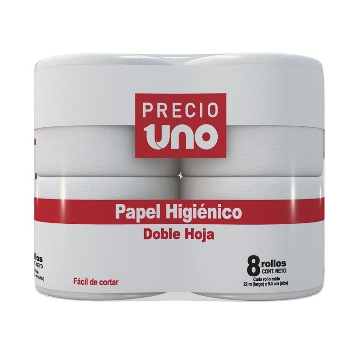 PRECIO UNO - PAPEL HIGIENICO DH PRECIO UNO 8 X22 MT