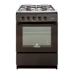 MADEMSA - Cocina 4 Quemadores Negra MV120T
