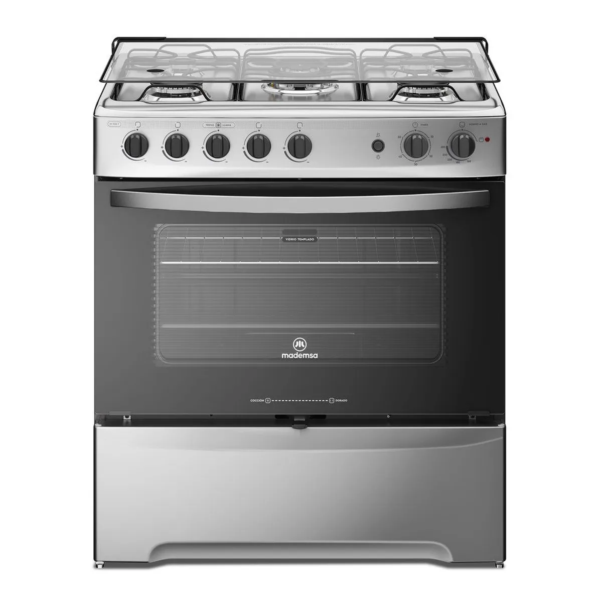 MADEMSA - COCINA 5 PLATOS M 920 T SILVER  MADEMSA