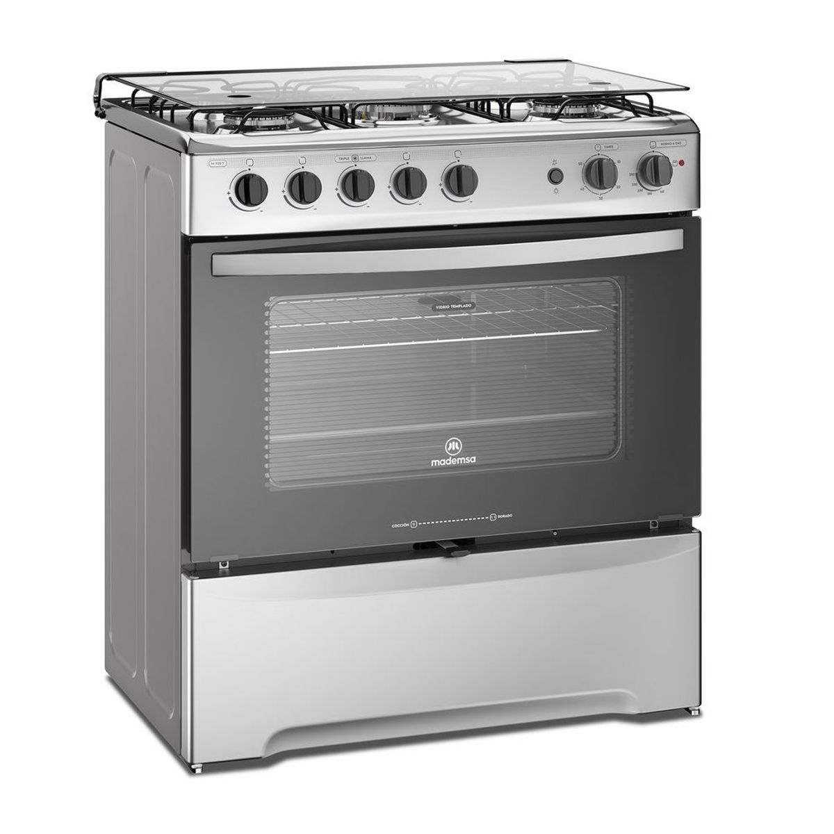 MADEMSA - COCINA 5 PLATOS M 920 T SILVER  MADEMSA