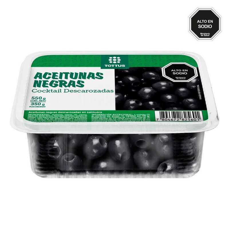 TOTTUS - Aceituna Negra Descarozada