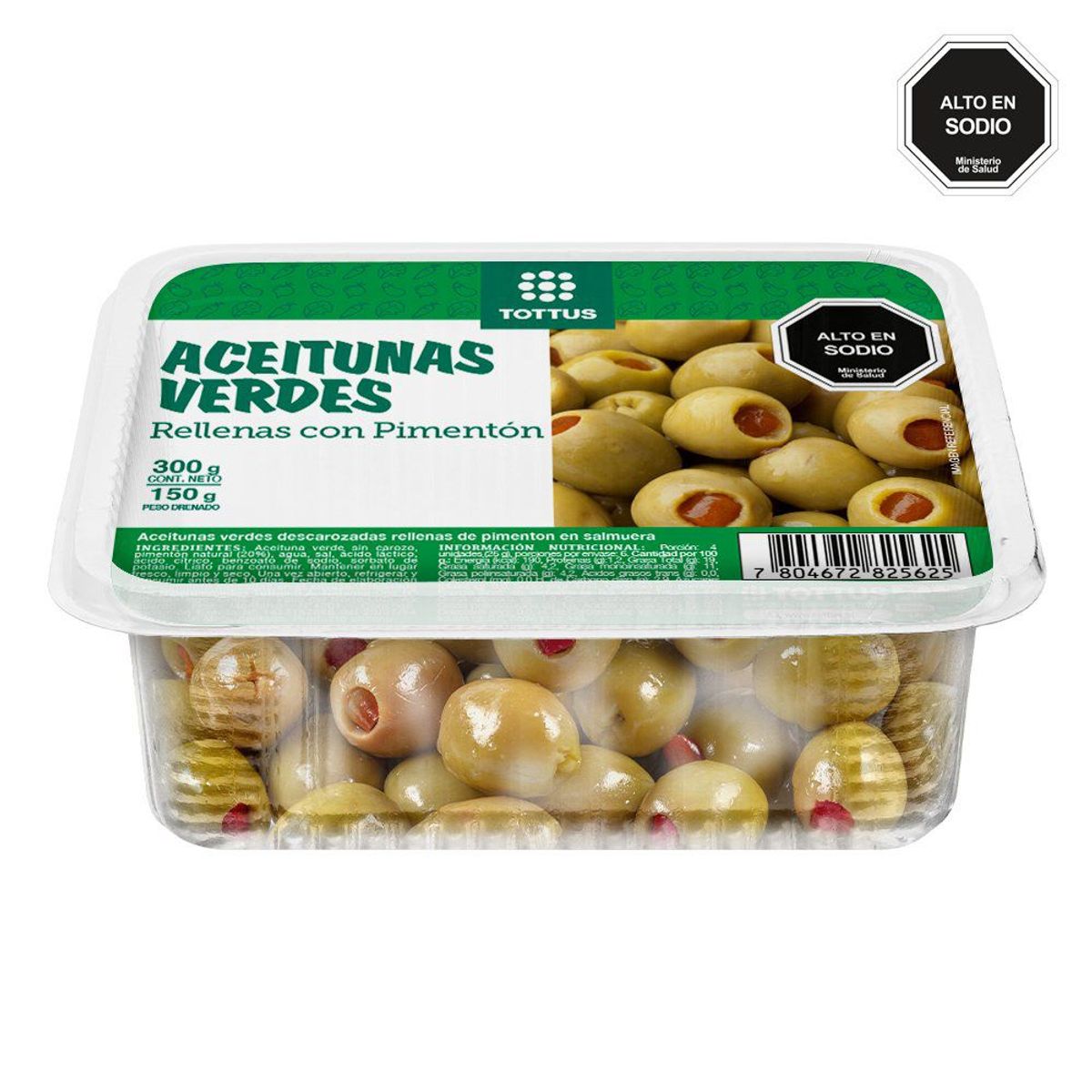 TOTTUS - Aceituna Rellena Pimentón