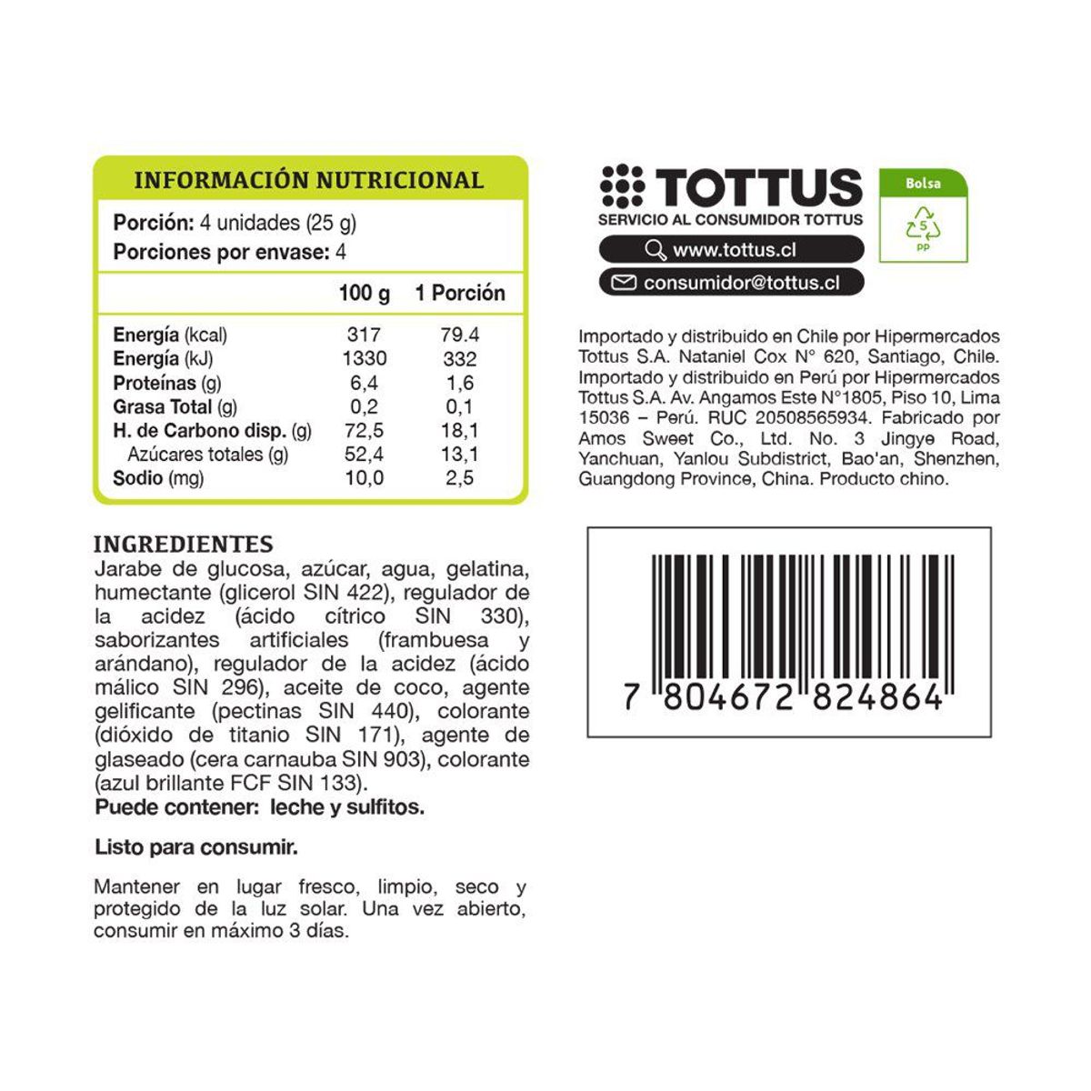TOTTUS - Gomitas Delfines