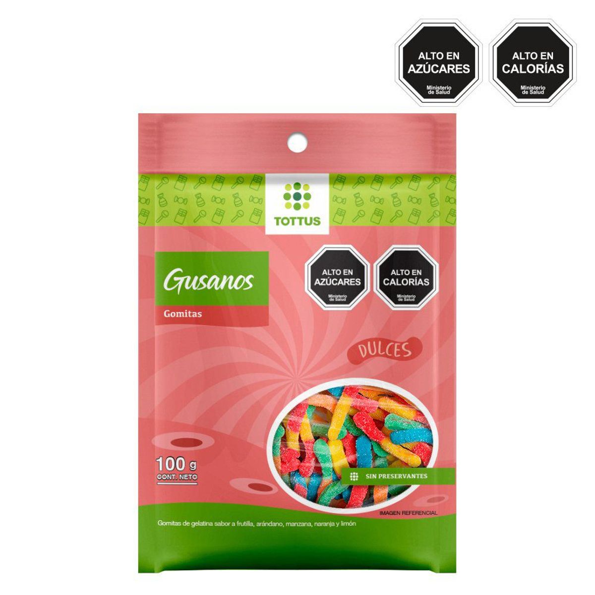 TOTTUS - Gomitas Gusanos