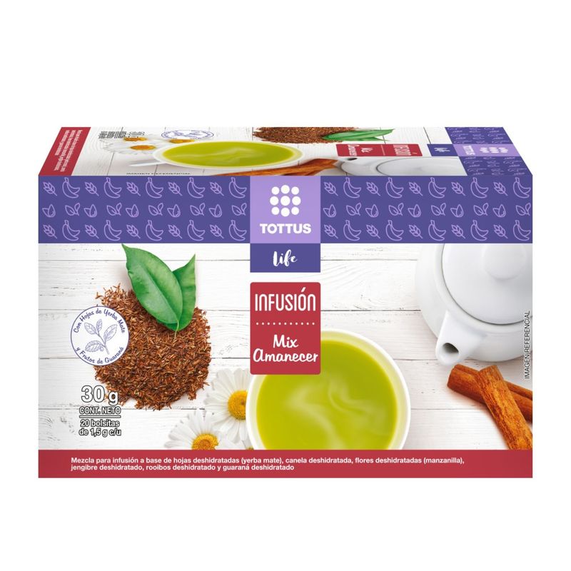 TOTTUS LIFE - Infusión Amanecer Tottus Life 30 g