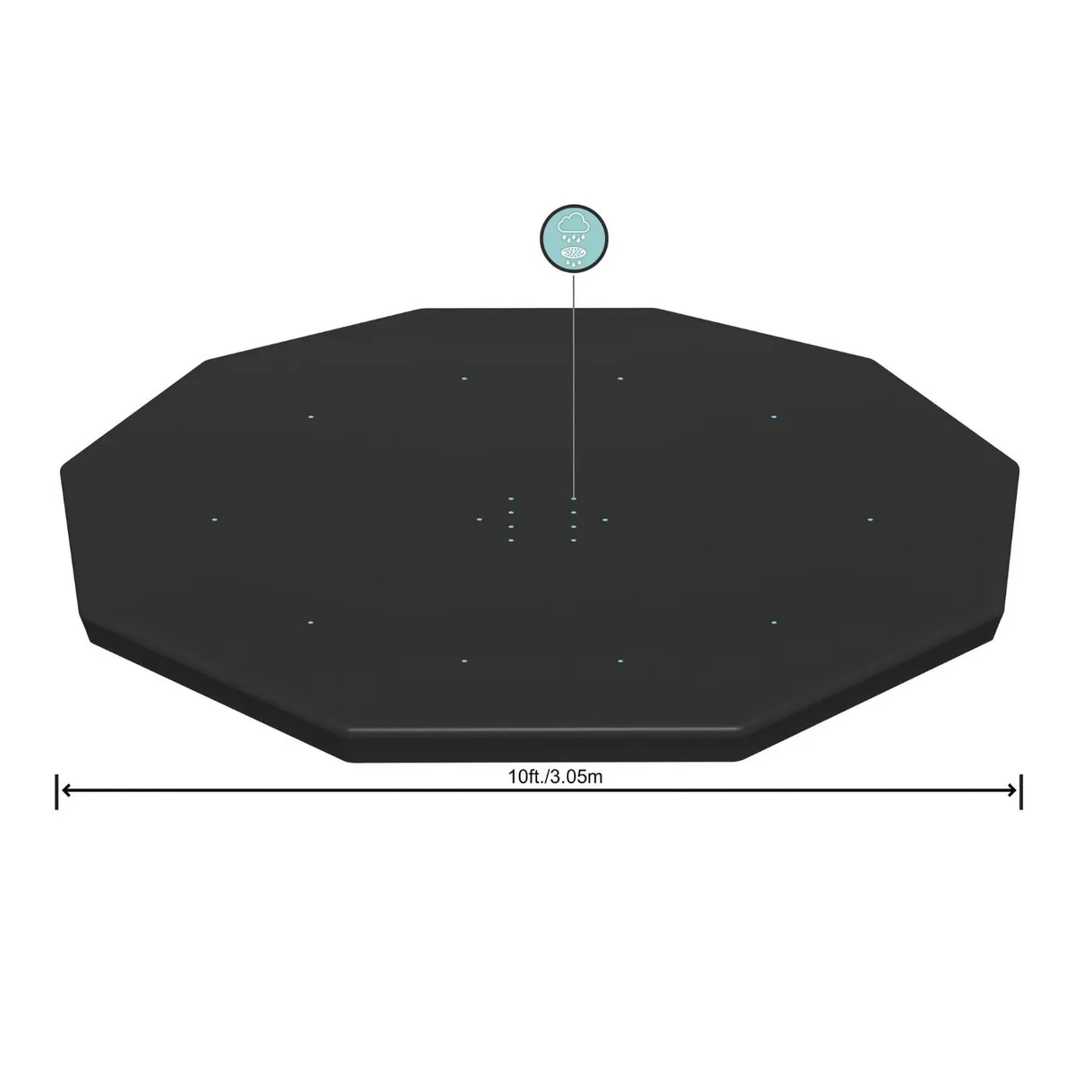 BESTWAY - COBERTOR DE PISICINAS REDONDO 305CM
